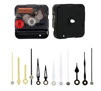 12888 Youngtown Snap in Type 4.5mm Hour Shaft Length Continuous Sweep Quartz Clock Movement,8mm Total Shaft Length (D Hands)