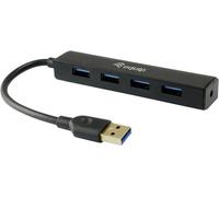 Equip Hub USB 128953 4 ports USB-A USB 3.0 5 Gbit/s Noir