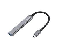 [128961] Equip Hub Multiport USB-C® (USB 3.1) 4 ports noir, gris