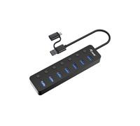 128965 hub & concentrateur USB 3.2 Gen 1 (3.1 Gen 1) Type-A 5000 Mbit/s Noir