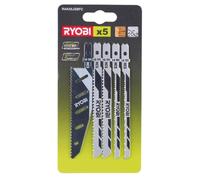 128966 RYOBI Jeu de lames de scie sauteuse, 5 pièces