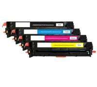 128A CE320A CE321A CE322A CE323A Pack 4 Toners Multicolores compatible pour