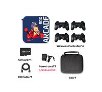(128G 4 sans fil-prise UE) Console de jeux vidéo pour N64/PS1/DC/SEGA/PSP Émulateur Console Arcade Box