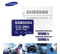 ( 128gb-U3-R180mbs) Samsung-Carte Mémoire D'origine, 64 Go, U1, 128 Go, 256 Go, 512 Go, Sdxc, Micro Sd, Cartes Flash Tf Microsd, Uhs-1 U3, 4k Pour Téléphone, Drone, Appareil Photo-Marque Générale