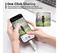 128GB USB Flash Drive for iPhone 15,iPhone USB Flash Drive to Record More Photos and Videos,USB C Flash Drives External Storage for iPhone 15 Series/iPad/Android/PC/Mac (128GB)