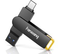 128GB USB Flash Drive, USB 3.2 Flash Drive with Read Speed up to 220MB/s, Metal USB Flash Drive for PC, Laptop, Computer, Car, TV