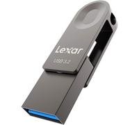 128GB USB Flash Drive (USB Type-C and USB Type-A), 2 in 1 USB 3.0 Stick Read Speed up to 100MB/s, Supports OTG