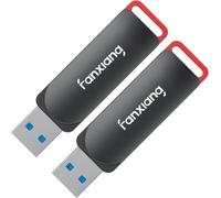 128GB USB Flash Drives 2pcs USB 3.0 Flash Drive Speed Up to 200MB/s Metal USB Flash Drive for PC, Laptop, Computer, Car, TV F309