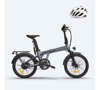 (129,98 € articles supplémentaires inclus) ADO Air 20 Pro/Ultra VTT pliant, version améliorée - Air 20 Ultra (3 vitesses) - Gris
