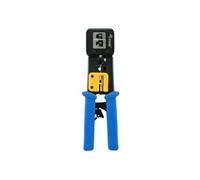 Equip 129410 Pince à Sertir RJ-11/RJ-45, Métal/Plastique, Noir/Bleu/Jaune, 66x21x219.8mm, Conforme RoHS