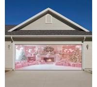 12Bannière de garage de NoëlFaites une déclaration festive ce Noël avec notre bannière de garage parfaite pour célébrer la saison des fêtes ! (188,97 x 82,67 pouces) (B, A)