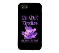 12e année enseigner motiver l'amour Inspirer Devise école Coque pour iPhone SE (2020) / 7/8