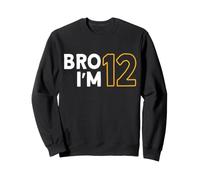 12e Anniversaire, 12e Anniversaire pour Les garçons, 12 Ans, Mon frère, J'Ai 12 Ans Sweatshirt