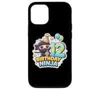 12e Anniversaire Ninja Boys Douze 12e Anniversaire douzième fête Coque pour iPhone 12/12 Pro