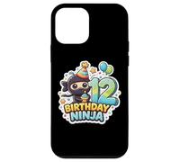 12e Anniversaire Ninja Boys Douze 12e Anniversaire douzième fête Coque pour iPhone 12 Mini