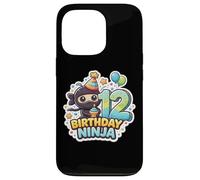 12e Anniversaire Ninja Boys Douze 12e Anniversaire douzième fête Coque pour iPhone 13 Pro