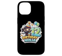 12e Anniversaire Ninja Boys Douze 12e Anniversaire douzième fête Coque pour iPhone 14
