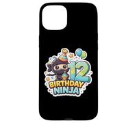 12e Anniversaire Ninja Boys Douze 12e Anniversaire douzième fête Coque pour iPhone 15 Plus