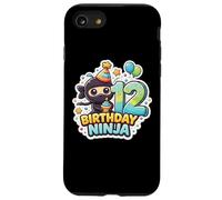 12e Anniversaire Ninja Boys Douze 12e Anniversaire douzième fête Coque pour iPhone SE (2020) / 7/8
