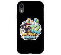 12e Anniversaire Ninja Boys Douze 12e Anniversaire douzième fête Coque pour iPhone XR
