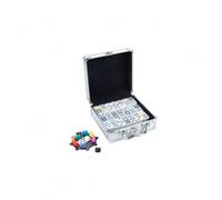 12er Domino Mexican Train Dans Coffret en Aluminium