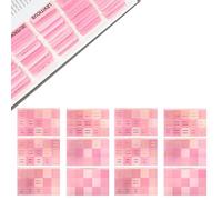 12Feuilles Onglet Bible Francais,Autocollants Laminés Bible Tabs,Onglets Bibliques pour Femmes,Autocollants pour étiquettes d'index rose,Pour Cahiers,Livres,Cadeaux Bibliques