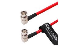 12G BNC-Coaxial-Cable Alvin's Cables HD SDI BNC Mâle à Mâle Câble d'origine en Forme de L pour Caméra Vidéo 4K 1M Rouge