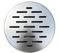 12in Stainless Steel Drain Grate Round Manhole Cover Septic Tank Covers with Frame Rust-Proof Suitable, round rustproof drain grate for Streets Gardens Parks