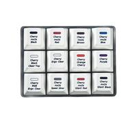 12Key Cherrys MX Switching Sampler Cherrys MX Switching Testeur avec capuchon de touche pour les amateurs de claviers mécaniques