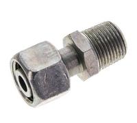 12L & 3/8'' NPT Acier zingue Raccord tournant droit avec filetage mâle 315 bar Ajustable ISO 8434-1