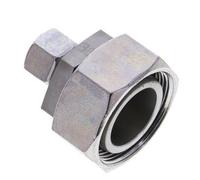 12L & 35L Acier zingue Raccord de coupe droit avec pivot 160 bar Joint torique NBR Cône d'etancheite ISO 8434-1