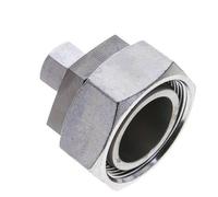 12L & 42L Acier zingue Raccord de coupe droit avec pivot 160 bar Joint torique NBR Cône d'etancheite ISO 8434-1