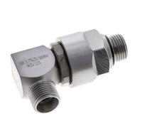12L & M18x1.5 Acier zingue Coude articule à bille Raccord coupant à filetage mâle DN 10315 bar NBR ISO 8434-1