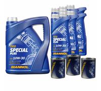 12L mannol 7512 Special Plus 10W-30 huile moteur Api Sn Acea A3/B3 Motor Flush
