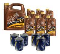 12L pemco idrive 370 0W-40 huile moteur Api Sn Acea A3/B4 Incl. Flush Doctor