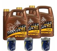 12L PEMCO iDRIVE 370 0W-40 Huile Moteur API SN ACEA A3/B4 Inclus. Motor Doctor