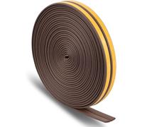 12m Bande De Joint Auto-Adhésif,9mm*2mm Joint Fenêtre Isolation,Joint D'étanchéité,Joint En Mousse Caoutchouc Pour Fenêtre Porte Coulissante Isolation Coupe-Froid (Marron)