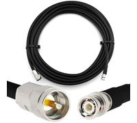 12m PL259 vers BNC mâle UHF câble coaxial étanche IP67 - HF400 Flexible 50 Ohm Câble d'extension (équivalent LMR400 UF UltraFlex) - pour HAM CB Radio Antenne Mesureur de TOS Amateur Ondes courtes RF