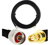 12m SMA mâle vers N mâle Câble coaxial - Tout cuivre HF400 Coax flexible d'extension 50 Ohms (équivalent LMR400 UF UltraFlex) - pour LTE GSM 4G 5G 6G Mobile Signal Router Antenne