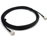 12m TNC mâle vers TNC mâle Câble coaxial RG58 - Câble d'extension TNC 12 mètres de câble cavalier (50 ohms) - Noir Câble d'antenne pour HAM Radio CB Radio WIFI Antenne