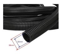 12m Tuyau Annelé Souple Multi-usages 32mm - Longueurs et diamètres variés- Flexible pour Plomberie et Jardin