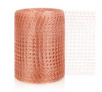 12m x 127mm Grillage Anti Rongeur de Haute Qualité, Ruban de Cuivre Contre Les Escargots, Filet en Cuivre 100% Cuivre Anti Limaces et Escargots, Anti Rongeur pour Jardin, Maison, Potager