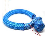 12mm * 150mm Big Shackles Soft, Habackle Uhmwpe Winch for Offroad, Camion, Shackle synthétique Léger(Rot)