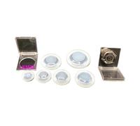 12mm 16mm 19mm 22mm 25mm 30 Metal Button Switch Round Leather Cap Transparent Silicone Cover NWPNLXEA(19MM-01,10PCS)