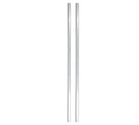 12mm Aluminum Hexagonal Shaft | High Hardness Robust Drive Rod | Hex Shaft for Lathe Equipment/Robotics/Engineering | 2 Pcs with M4 Threaded Holes (4104-0012-1200)