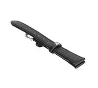 (12mm)Bracelet De Montre Boucle Ardillon Bracelet De Montre En Cuir PU - ZERONE - Noir - Cuir - Mixte