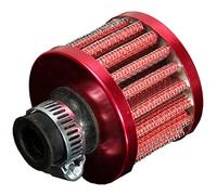 12MM Filtre à C?NE RéCUPéRATION D' à Vapeur Motocyclette Rouge