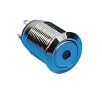 12mm Flat Front Head Momentary Dot Lamp Light Led Push Button Switch Metal Shell IP65 4 Pin Terminal 12mm Switch NWPNLXEA