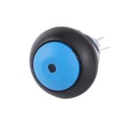 12mm Momentary and Latching 2.4V 6V 12V 24V Dot Led Car 12mm Switch NWPNLXEA(Yellow head,12V)