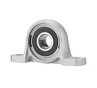 12mm Roulement à palier, Bloc D'oreiller de Roulement, Bloc d'oreiller de Roulement à Billes avec Base en Fonte Solide, Support Monté au Centre Auto-ajustable (KP001)